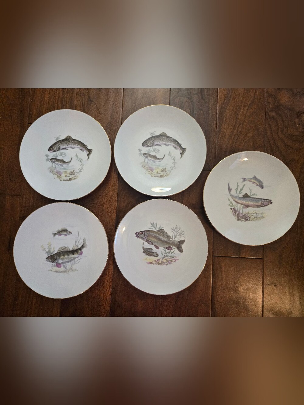 Vintage Kahla Fish Plates